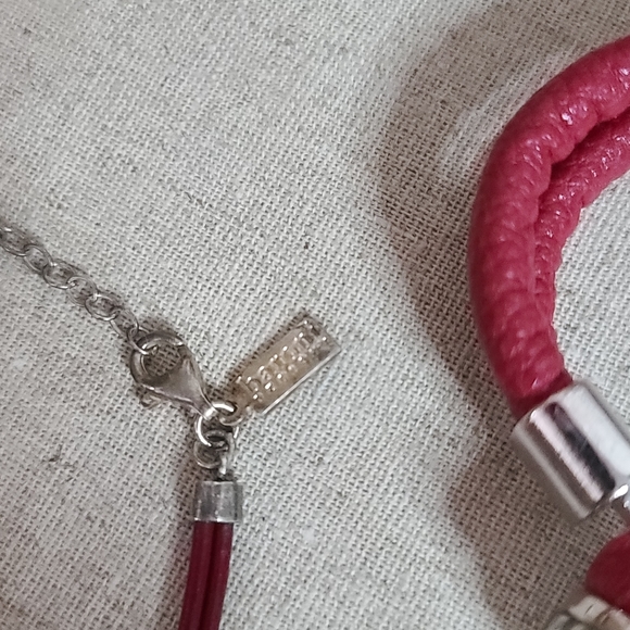 Red Leather Bracelets x2 - Picture 6 of 6